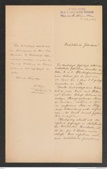 k.k. naturhistorisches Hofmuseum, Intendanzakten 1885-1896 (Hauer), Aktenzahl Z.212/1891, Seite 1